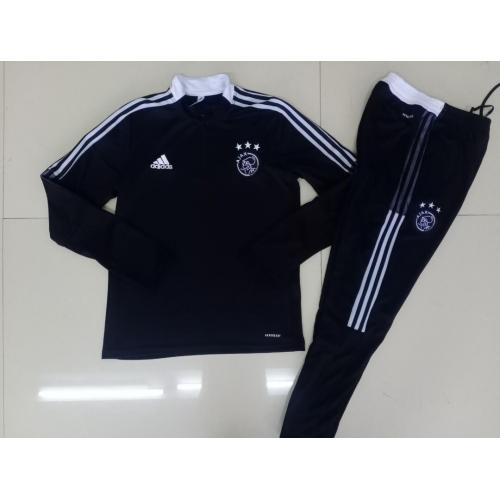 Comprar Chandal Ajax Amsterdam 2021 2022 Negro Baratas Baratas